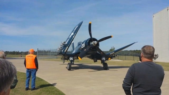 WEB EXTRA: Classic Corsair At Tulsa Air And Space Museum