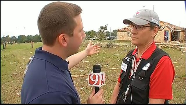WEB EXTRA: News 9's Rusty Surette Interviews Red Cross