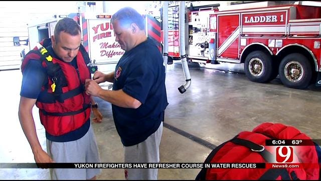 Yukon Firefighters Have Refresher Course In Water Rescues