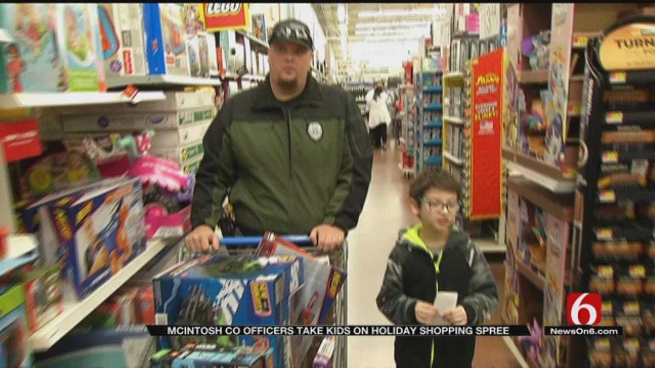 80 McIntosh County Children 'Shop With A Cop' For Christmas