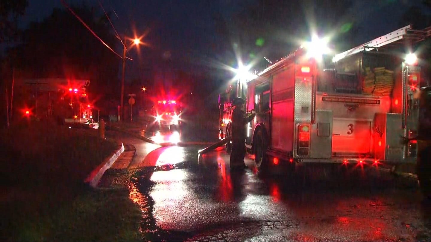 Tulsa Man Suffers Minor Burns In House Fire