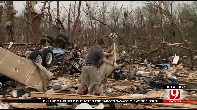 Oklahomans Help Out After Tornadoes Ravage Midwest, South