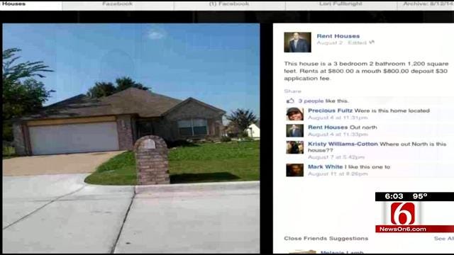 Tulsa Homeowners 'Shocked' To Find Home For Rent On Facebook Page