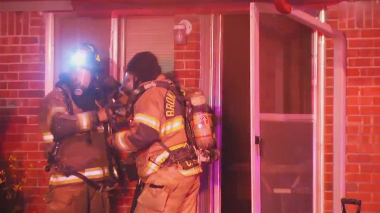 WEB EXTRA: Video From Scene Of Broken Arrow Apartment Fire