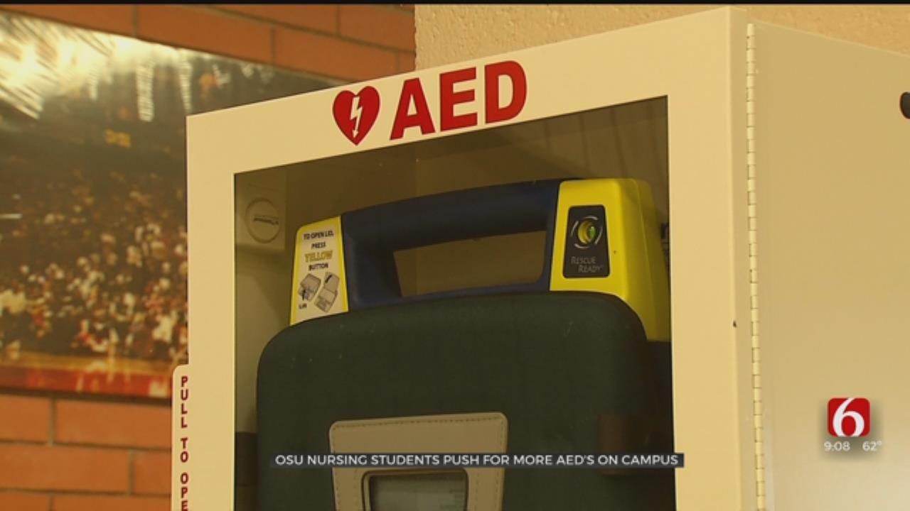 OSU Nursing Students Push For More AEDs On Campus