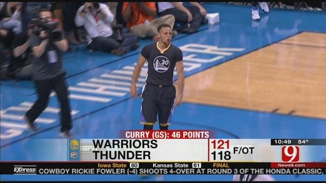 Curry Stuns Thunder In OT With Game-Winner