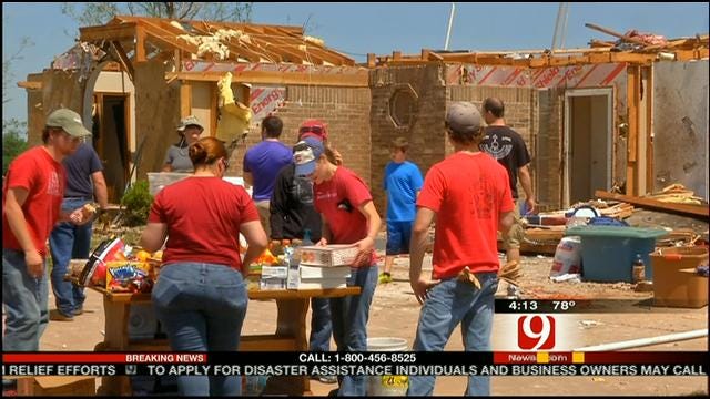 Newcastle High School Students Help in Cleanup Efforts