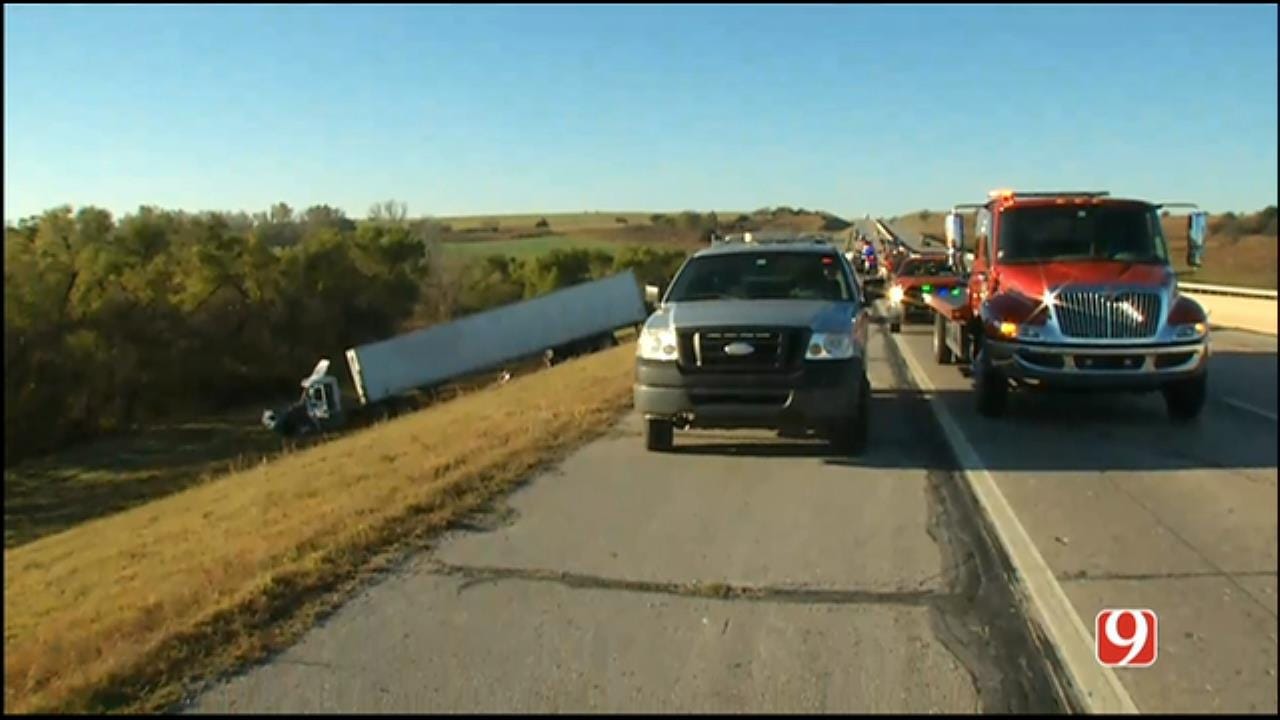 WEB EXTRA: News 9 On Scene Of Fatal Crash In Grady County