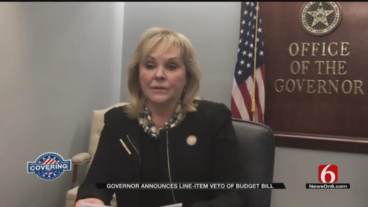 Fallin's Veto Of Budget Plan Catches GOP Leaders Off Guard