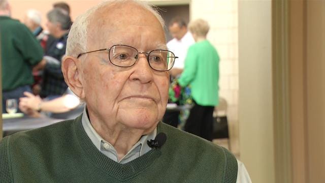 WEB EXTRA: Retired Tulsa Firefighter, 93, Has Advice