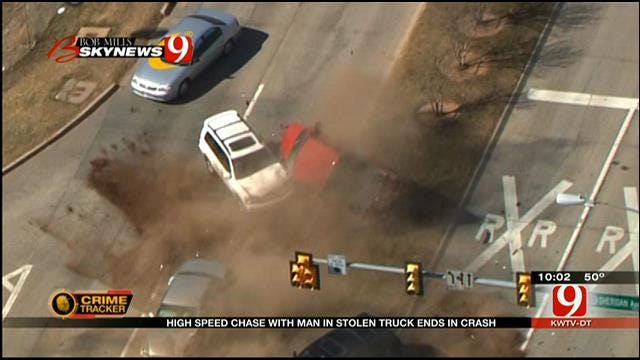 Truck In Vicious Crash Near Downtown OKC Was Stolen, Authorities Say