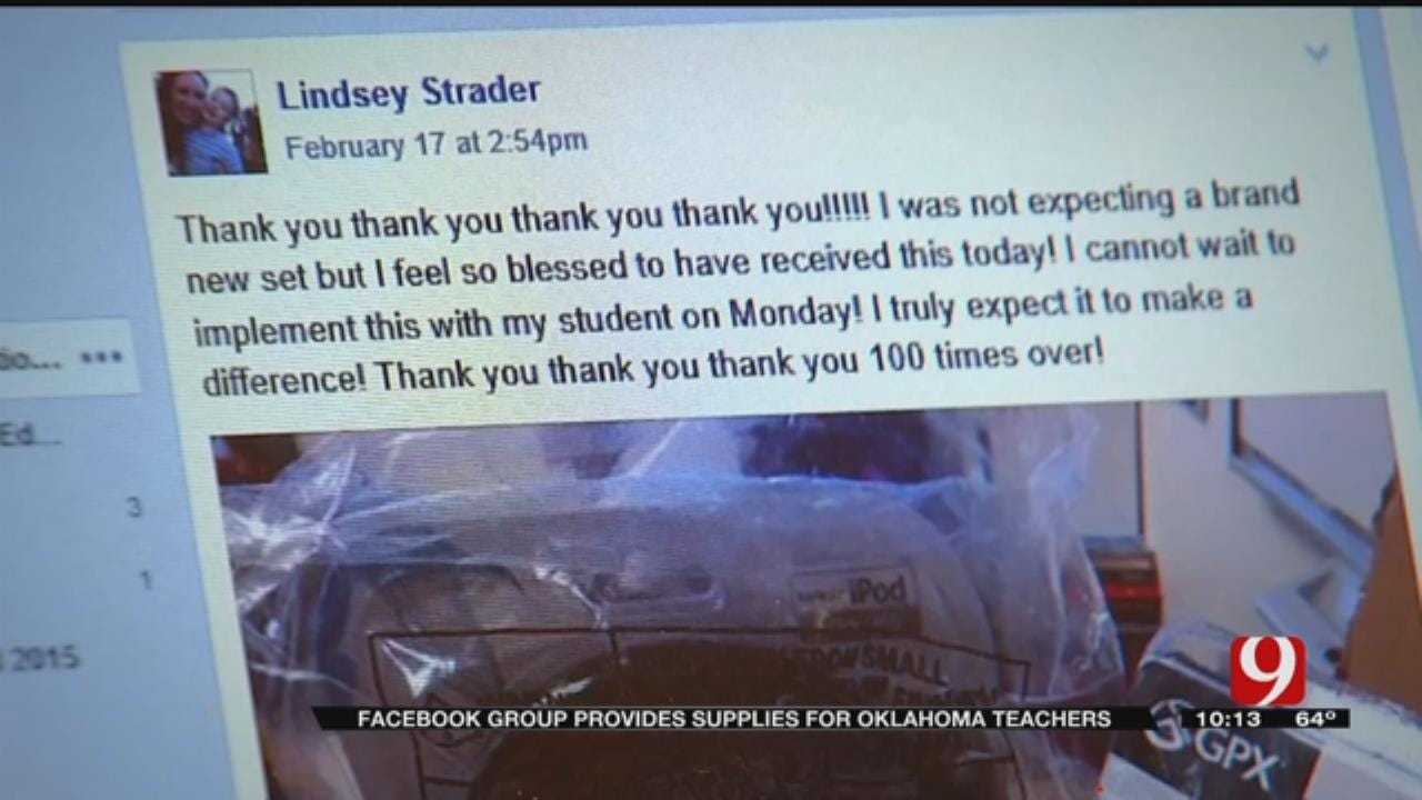 Edmond Woman Uses Social Media To Help Oklahoma Teachers