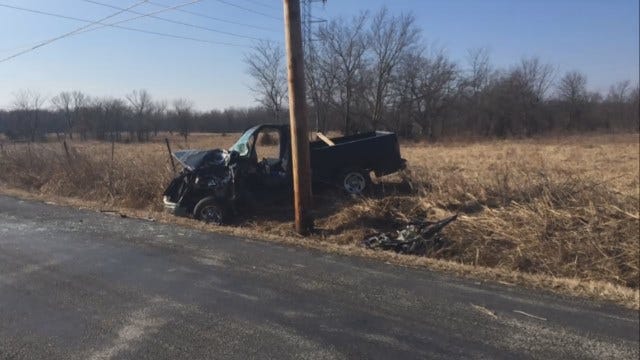 WEB EXTRA: Firefighters Rescue Driver From Crash Pickup