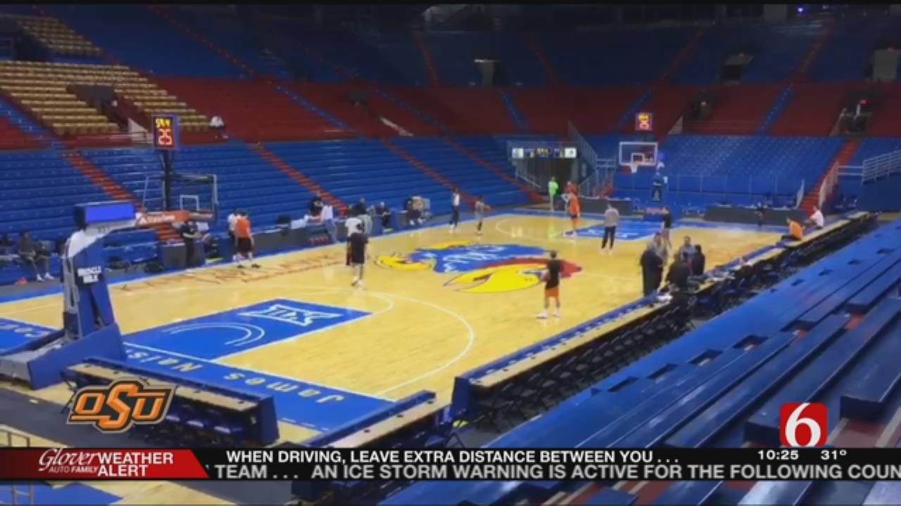 OSU Faces Second-Ranked Kansas On The Road