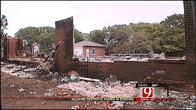 Edmond Residents Clean Up After Wildfires