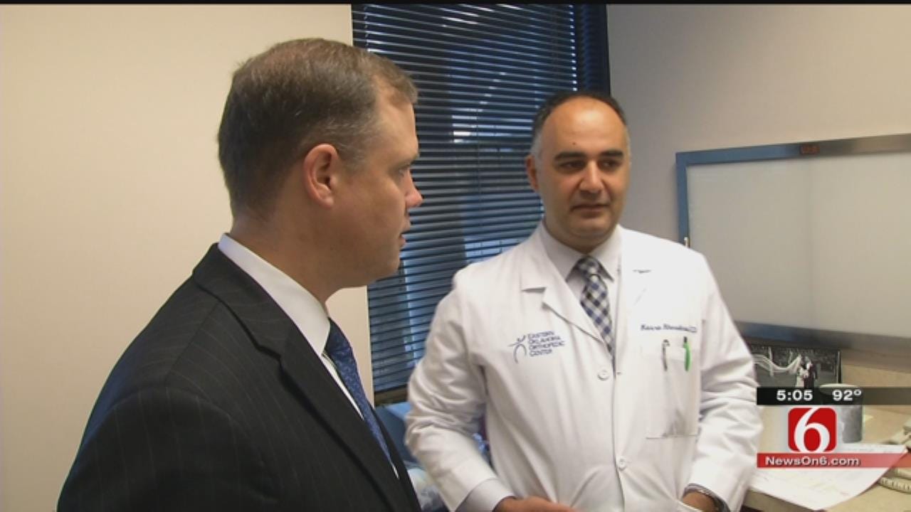 Bridenstine Talks With Doctors About Patient Insurance Concerns