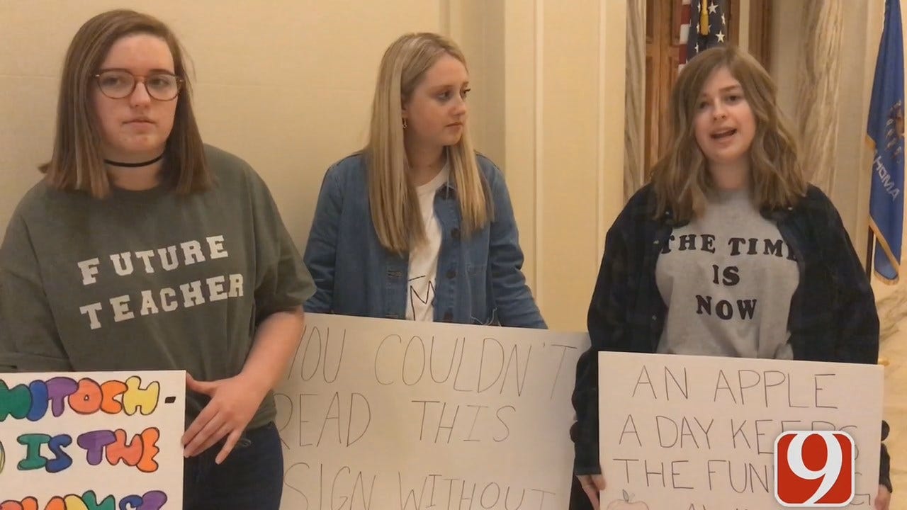 [UNFILTERED] Video: Deer Creek Students At Capitol To Support Teachers