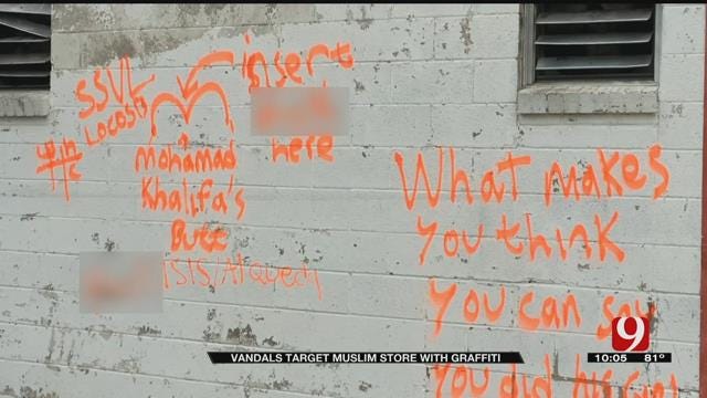 Vandal Targets Muslim-Owned Grocery Store In Oklahoma City