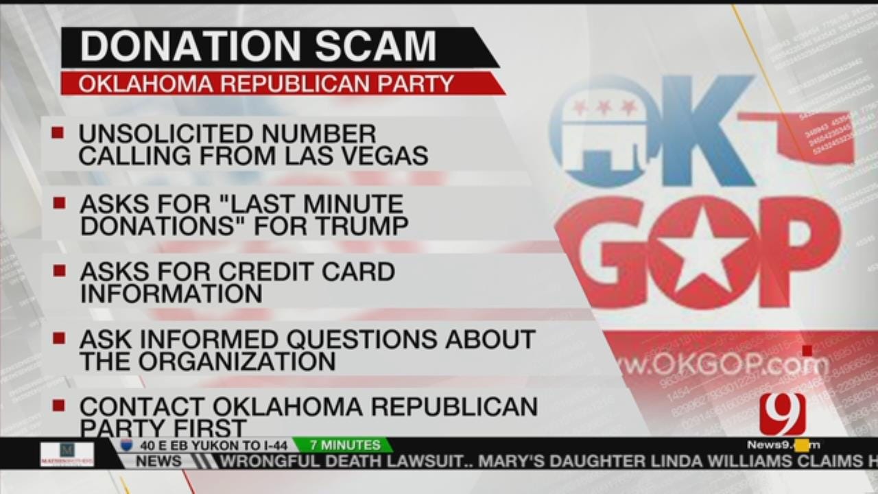 OKGOP Warns Of Fundraising Phone Scam