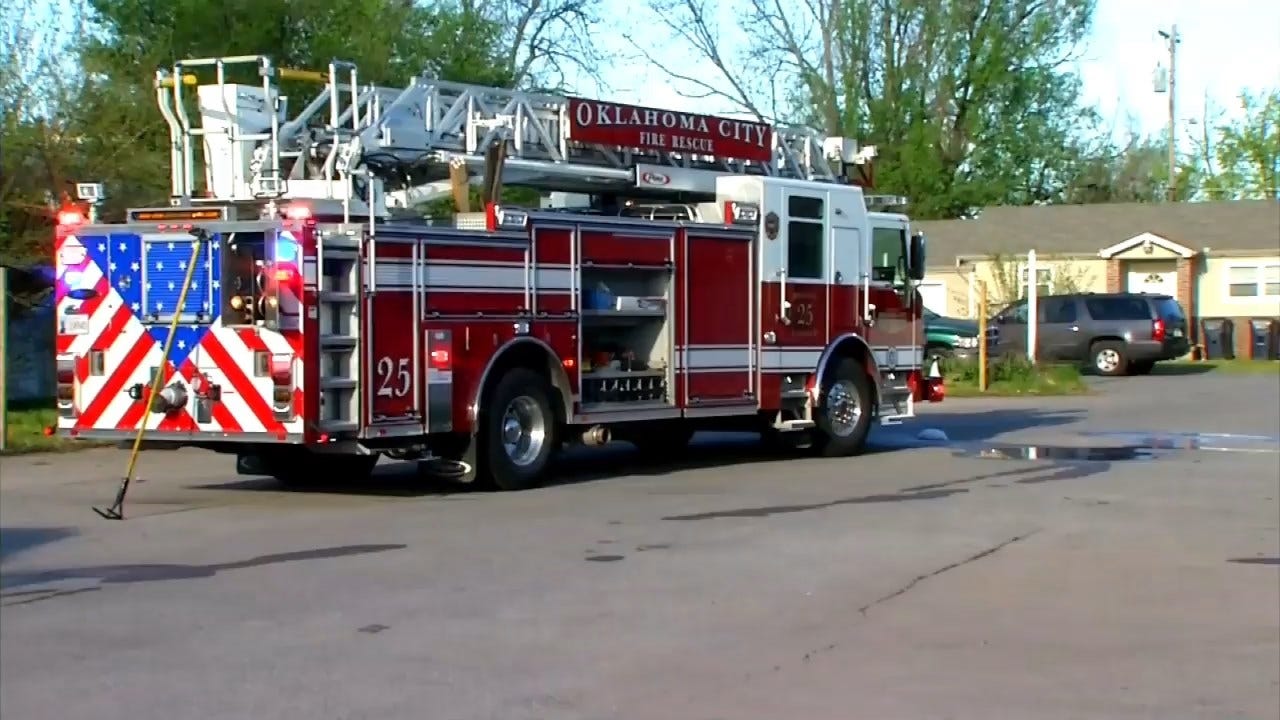 WATCH: Firefighters Respond To SW OKC Commercial Fire