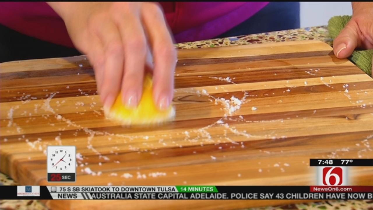 Tulsa Blogger Shows How To Keep Wooden Cutting Boards Clean, Bacteria Free