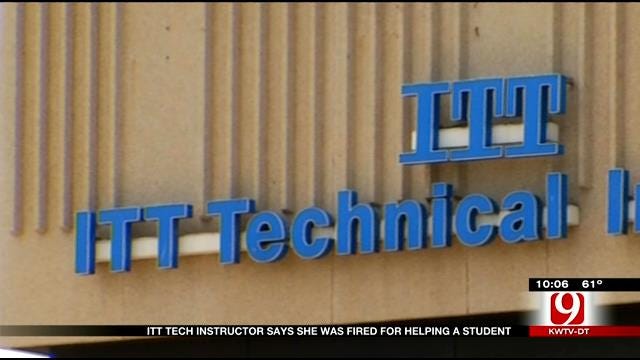 ITT Tech Instructor Says She Was Fired For Helping A Student