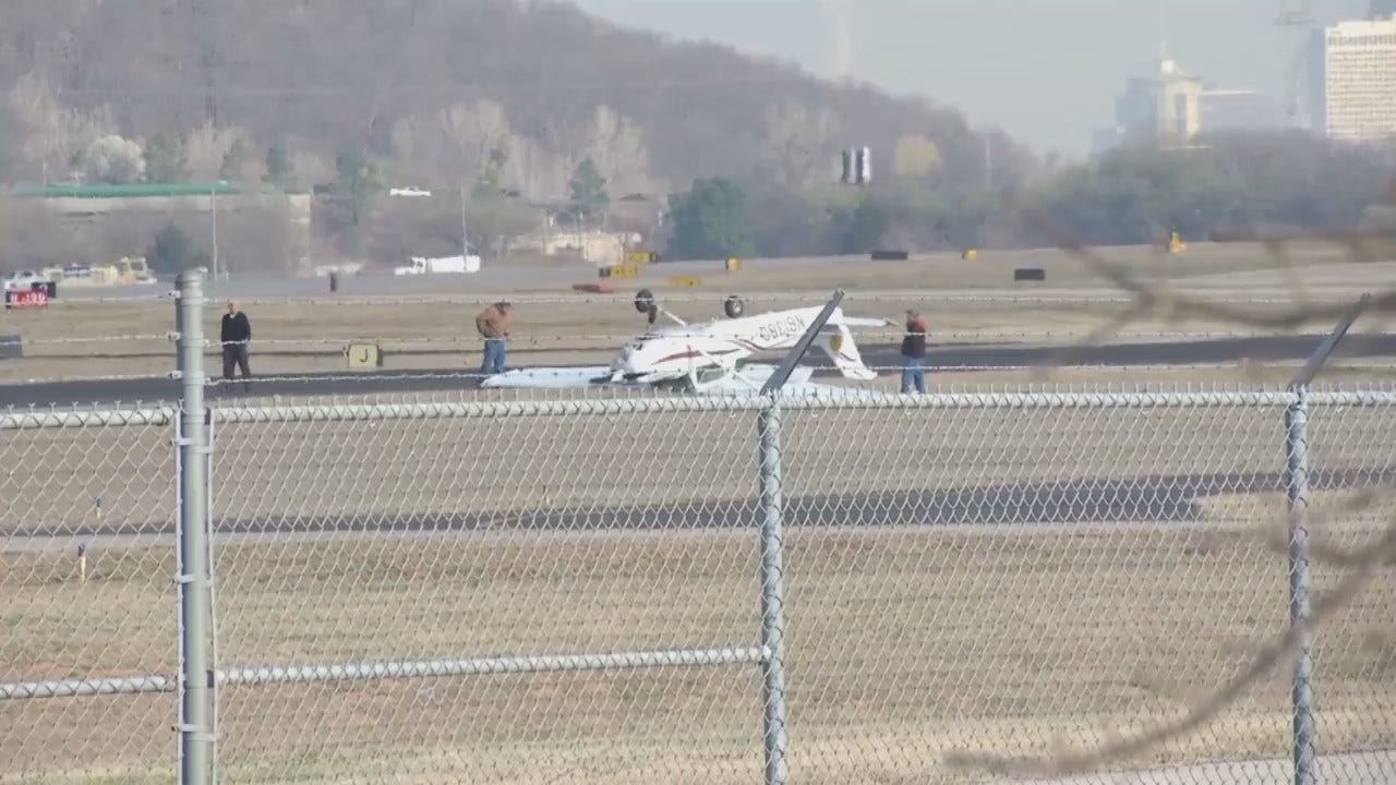 WEB EXTRA: Video Of Plane At Jones Riverside Airport