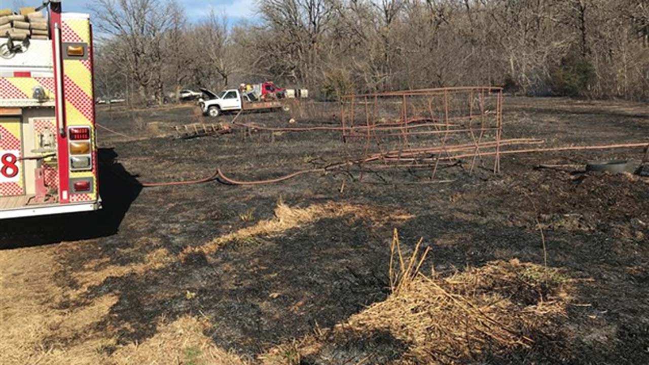 Fire Crews Respond To Grass Fires In South Osage County