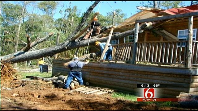 Disaster Relief Chainsaw Team Prepares To Go East To Help Storm Victims