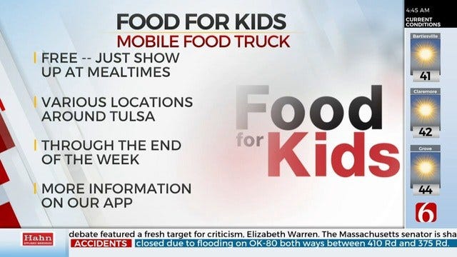 Food Bank To Provide Meals To Kids During Fall Break