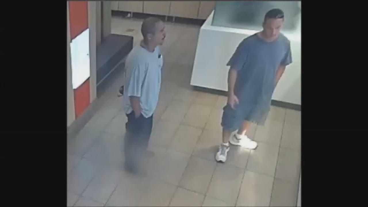 WEB EXTRA: OKC Police Release Surveillance Video Of Robbery Suspects