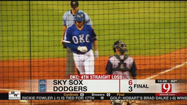 Dodgers Fall To Sky Sox