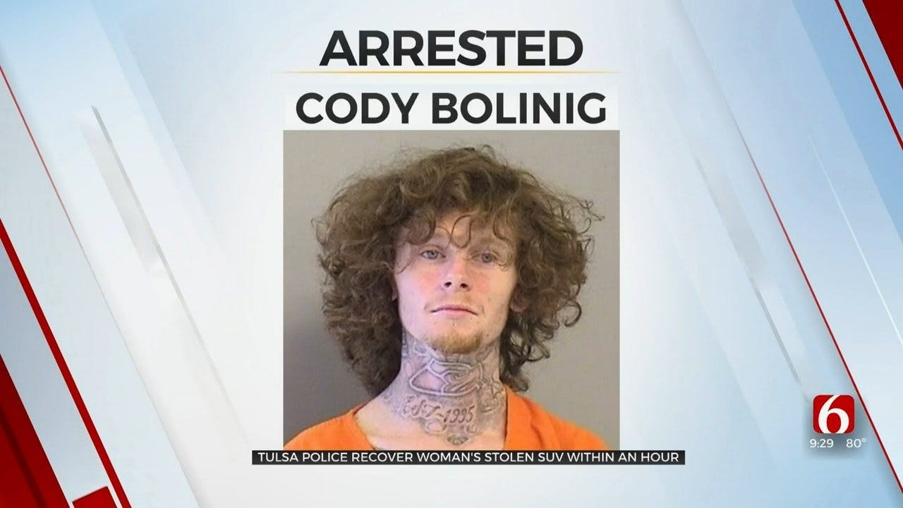 Tulsa Police: Man Arrested Shortly After Stealing SUV