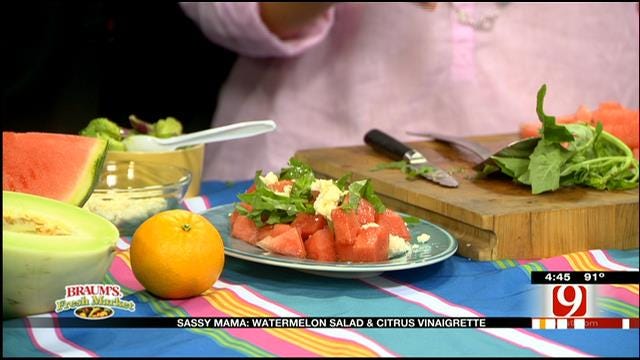Watermelon Salad with Citrus Vinaigrette